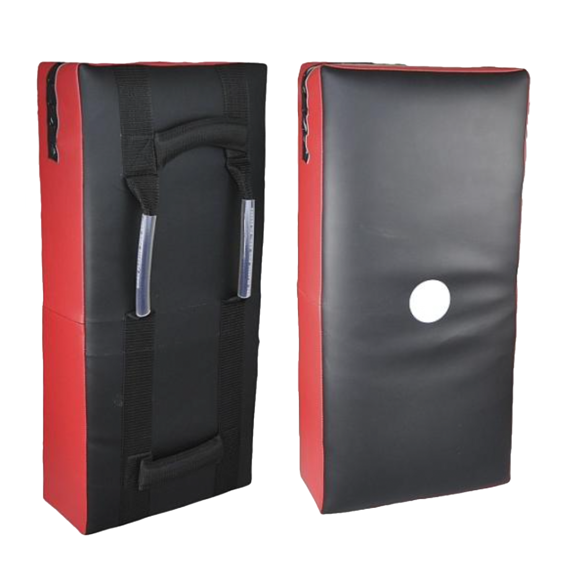 Strike pad imitation leather red-black
