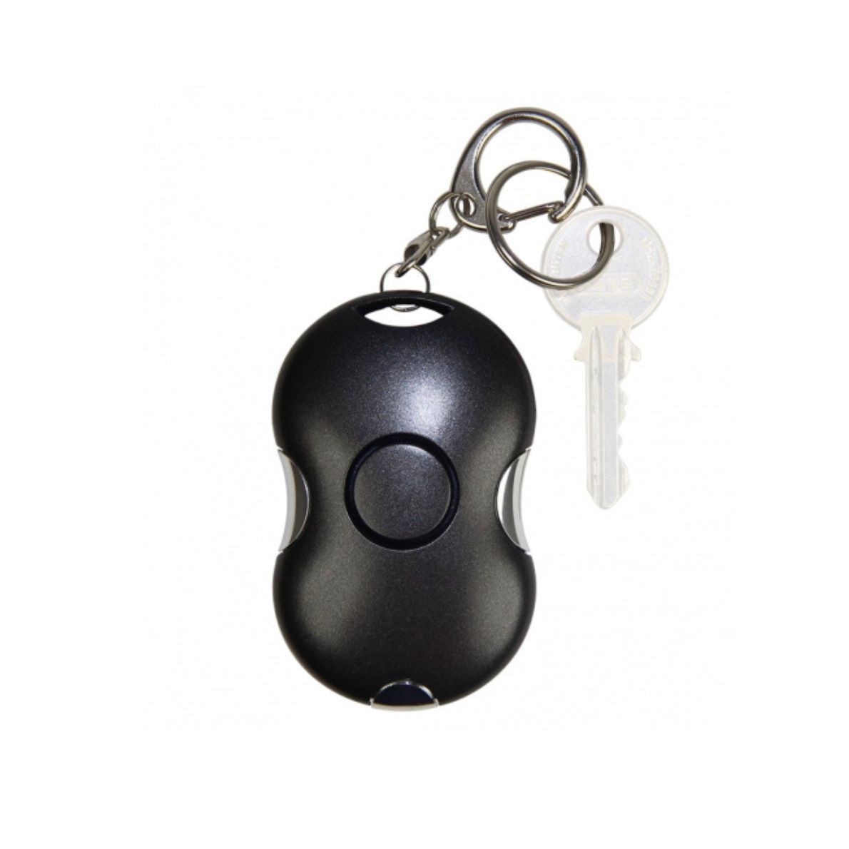 El çantaları veya anahtar demetleri için çift düğmeli 100 dB alarm cihazı